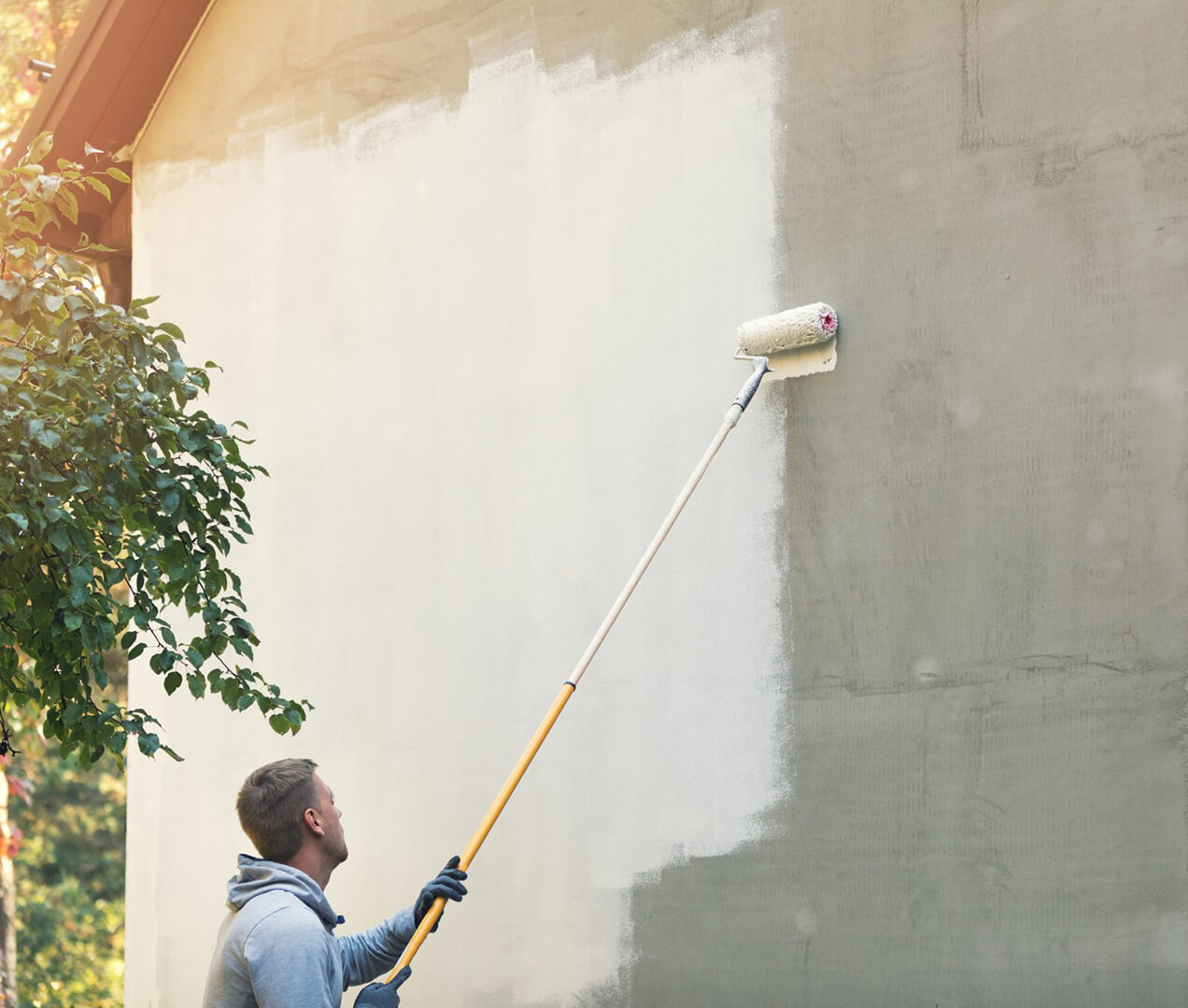 Pintura de fachadas e exteriores na grande Lisboa